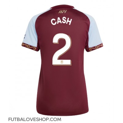 Dres Aston Villa Matty Cash #2 Domáci pre Ženy 2025-26 Krátky Rukáv Dres Aston Villa Matty Cash #2 Domáci pre Ženy 2025-26 Krátky Rukáv